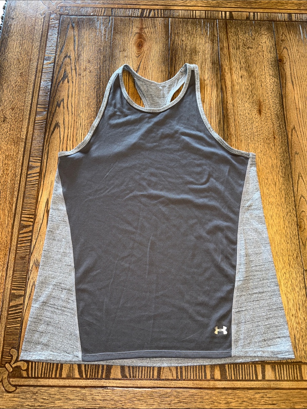 Under Armour Black and Gray Women's Racerback Tank